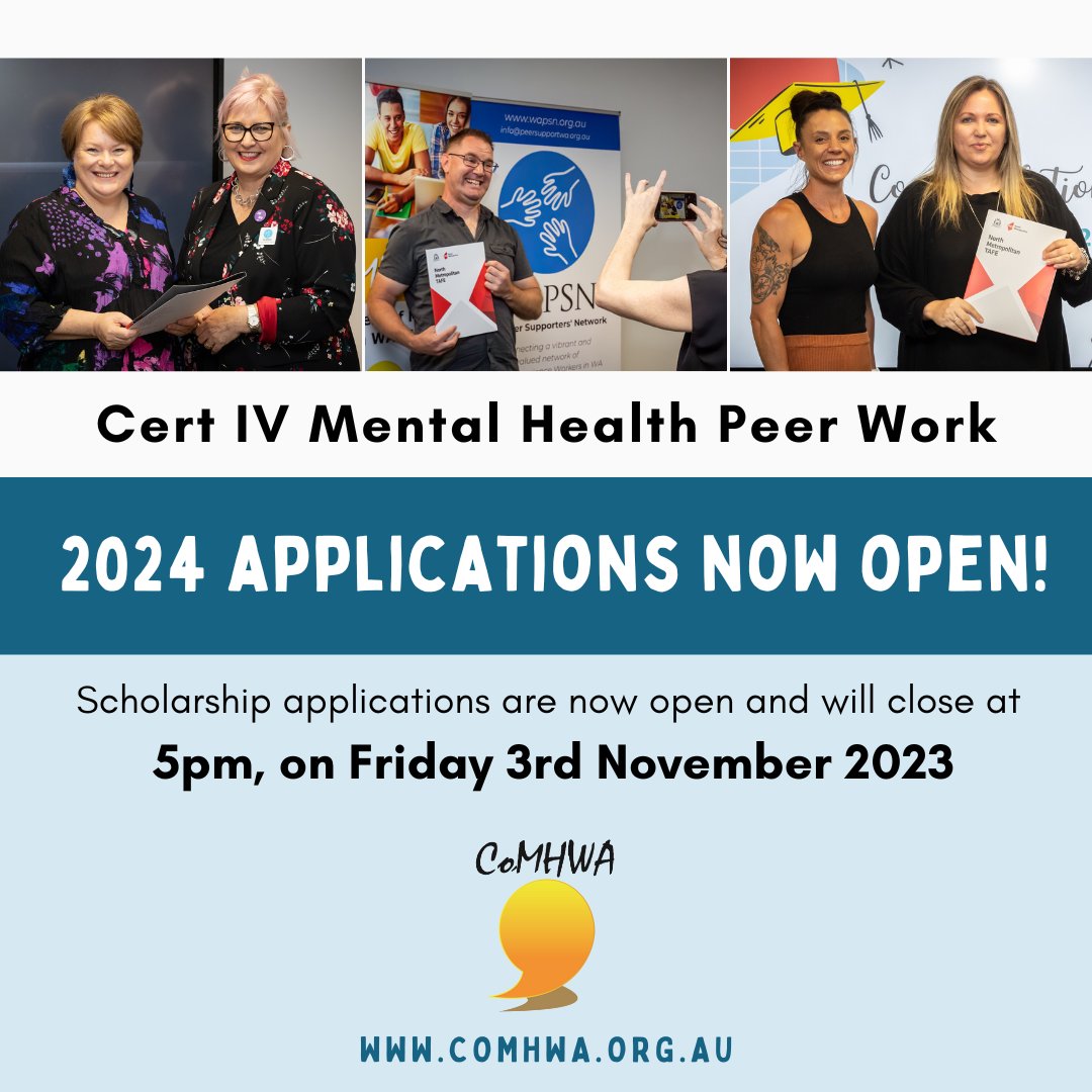 Consumers of Mental Health WA tweet media