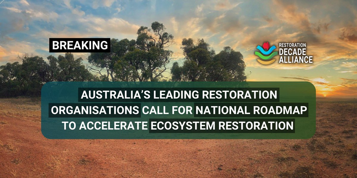 💥JUST IN! Fresh off the back of SER 2023, we are calling for a national plan for ecosystem restoration to address the twin environmental crises by not only halting, but reversing environmental degradation. Read more here: restorationdecadealliance.org/statement-from…