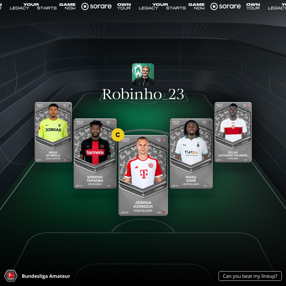 Sorare Bundesliga tweet media