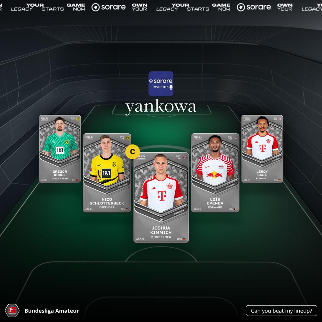 Sorare Bundesliga tweet media