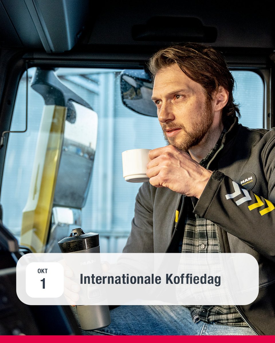Vandaag is het internationale koffiedag ☕️ Tijdens een vroege rit is een bakkie pleur soms van levensbelang.   Hoe drink jij je koffie het liefst onderweg?