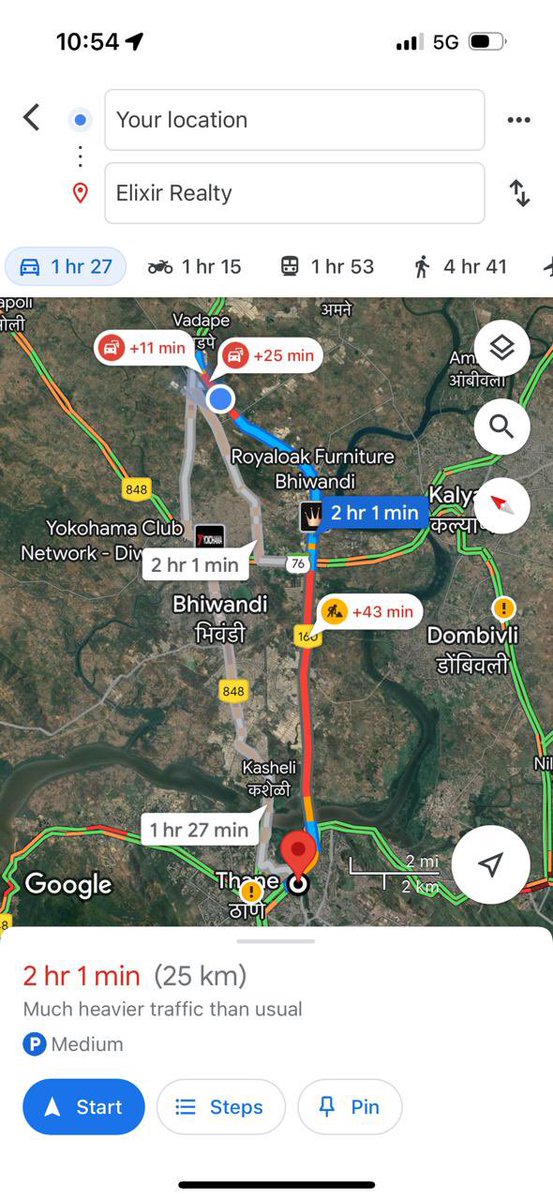 hardik2796's tweet photo. @nitin_gadkari 35 kilometres road of per day is what you claim…
Condition of NH3 is worse today..2 hrs to travel 25km. 
5 yrs of 35km road per day is 63,000km but on this patch not a single kilometer is made. 
We need new road but not at the cost of old roads 😓
@msrtcofficial https://t.co/O5B1Xi53Ah
