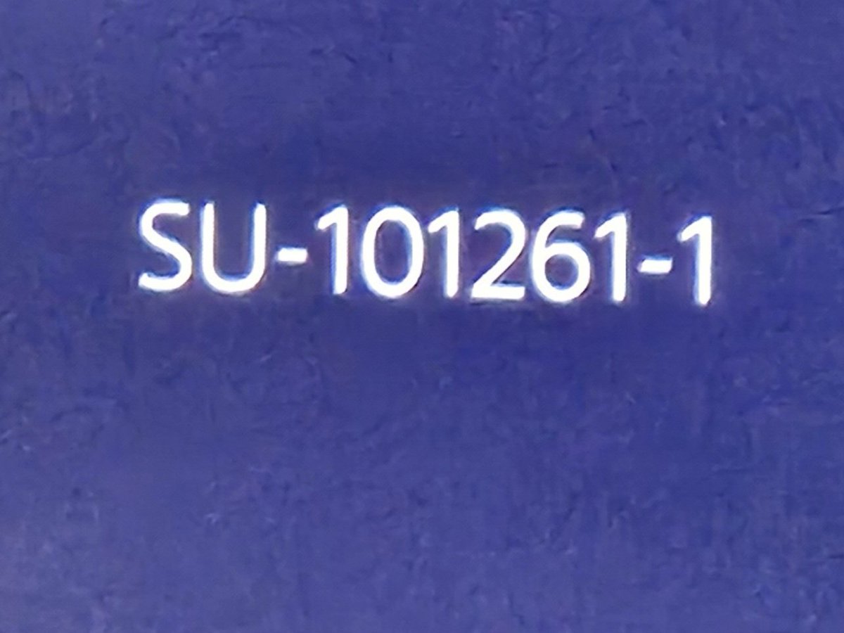 SuzHoughton's tweet photo. @PlayStationUK @PlayStation @AskPlayStation @PlayStationEU @Sony @SonyUK
Still not heard anything from anyone regarding this error code.
It's not anywhere we can find on Google. Please can someone help?
#error #sonyplaystation #PlayStation5 #PlayStation #PlayStationerror https://t.co/Llmkg6GRZh
