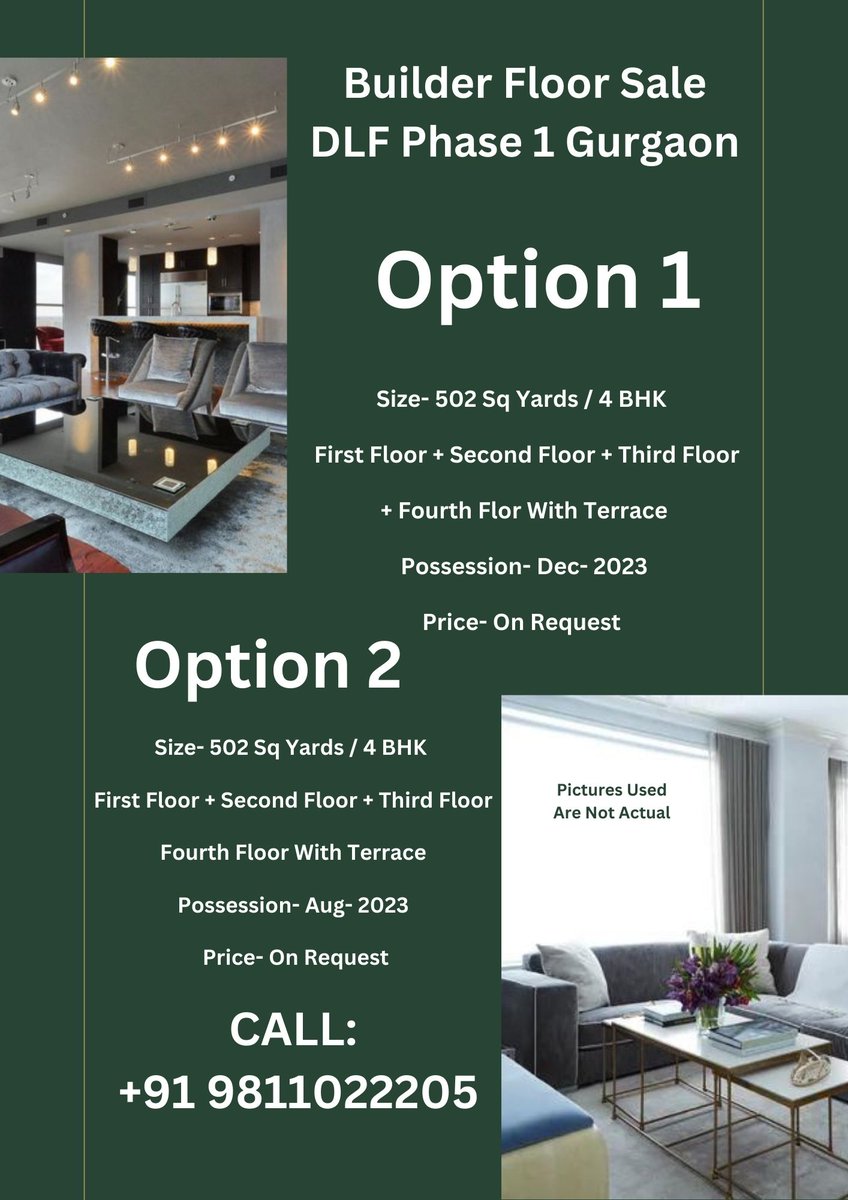 SettlersIndia's tweet image. Contact Us
+91 9811022205/ +91 9990065550
Email: settlersindia@gmail.com  
Website: settlersindia.com 

settlersindia.com/properties/4-b…

settlersindia.com/properties/bui…

#builderfloor #dlfphase1 #gurgaon #4bhk #floorsale