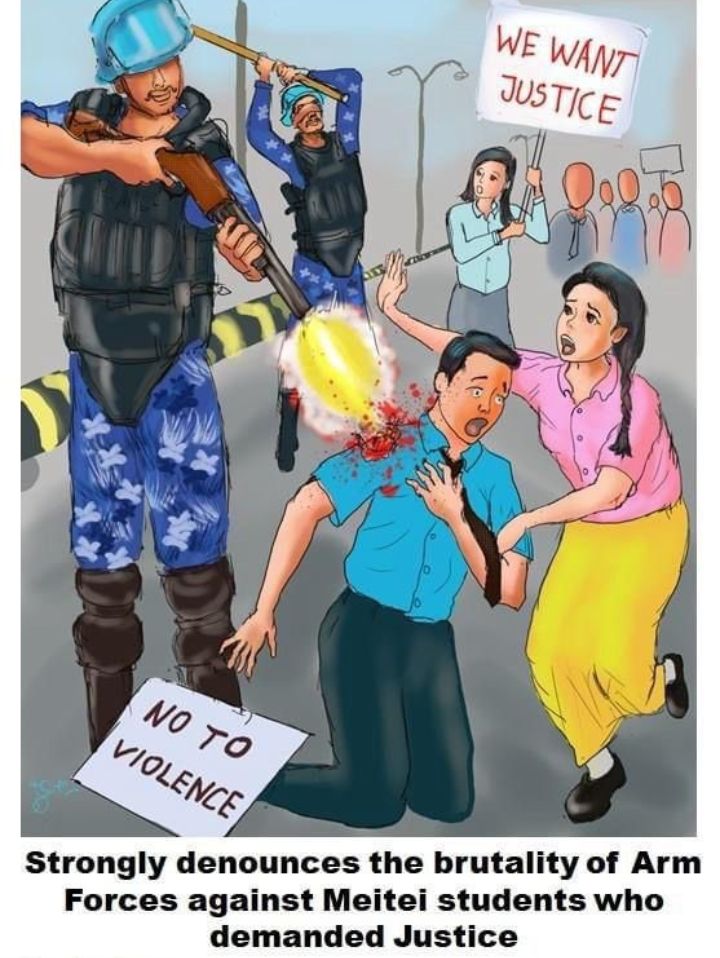 Meer_nong's tweet photo. Hoping for a full and speedy recovery 🙏.
#gobackRAF They are torturing the students mentally and physically. Isn't it a CRIME?
Satrasingi future bu karisu leitana khnba moidi cheirak pifam thoktabro?
#ManipurViolence #savestudentslife #savestudent #gobackRAF #ManipurUnrest https://t.co/AXdGQvVywC