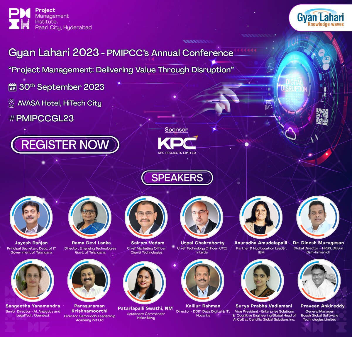 PMIPCC's tweet photo. One day to go for #PMIPCCGL23 !

Don't miss out on your chance to attend the biggest event of the year! With inspiring speakers and endless networking opportunities, this is the event you've been waiting for.

Register now - https://t.co/GTUKfRVY5H

#PMIPCC #PMI #GyanLahari2023 https://t.co/qCbZolnnhK