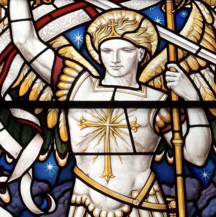 ArtGuideAlex's tweet photo. St Michael #Michaelmas #ChristopherWebb #StLawrenceJewry #City @BSMGP @VisitGlass https://t.co/FgXvx6TNEY