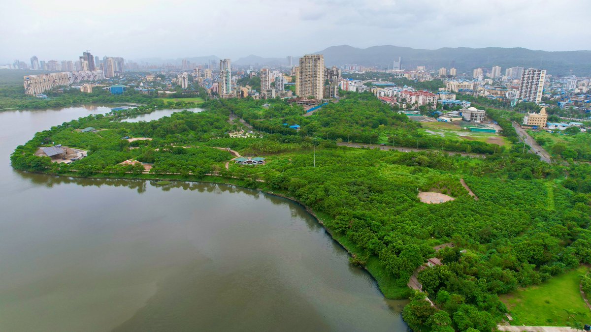 Greenyatra's tweet photo. A Nature’s abode in concrete Jungle

#JewelofNaviMumbai, Nerul - Urban India’s Largest #MiyawakiForest 

Project Age: 16-17 months 

Please visit it with your family and friends to experience it.
#WhatYou Will Get there:
· It’s home 130,000+ saplings of 60+ Local #NativeSpecies of Medicinal, Ayurvedic, Fruits, Flowers, Vedic and Social values.
· 30 acres+ Urban Forest with 70+ acres water body
· #Biodiversity Hub; attracting 100+ species birds, butterflies, honey bees, small reptiles, bumble bees, centipedes’ millipedes.
· Around 20 Forest Patterns
· Fresh Oxygen Center

#Amenities You Can Enjoy:
 · Approx. 3km cycling and walking track.
· Urban Forest walk Pathways
 · 2 Yoga and meditation zone
 · Children Play area.
 · 4 multipurpose open play spaces
 · Different types of pathways
 · Open green lawn sitting area.
 · Betel nut and Mango Garden and much more 

 How To Reach:
Google Location: https://t.co/LzaSBGiL9o

Thank you, @NMMConline and @NMMCCommr for all the supports and special thanks to our #CSR partners @DCBBank @AxisBank @CreditSuisse @CP_News @ONGC_ @Barclays to make this project a reality.

Special thanks to Mr. @abhijitbangar, current Municipal commissioner for granting permission of this massive site and fast track administrative support. 

@CIDCO_Ltd @CMOMaharashtra
@Dev_Fadnavis @mieknathshinde
@MahaEnvCC @MoJSDoWRRDGR @PMOIndia
@richapintoi @moefcc @SwachhBharatGov
@MoHUA_India @amrut_MoHUA @sini_shetty 
@dwnews @haldilal @NM_Infra