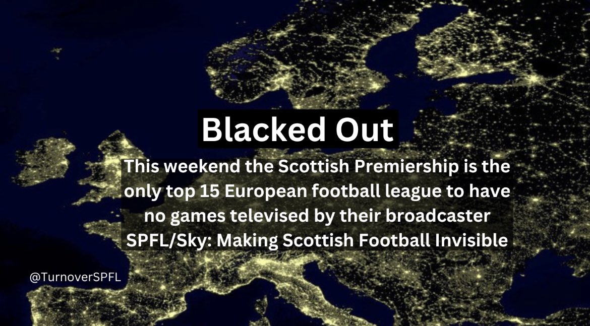 TurnoverSPFL's tweet photo. SPFL/Sky: Making Scottish Football Invisible https://t.co/chcTg46vRK