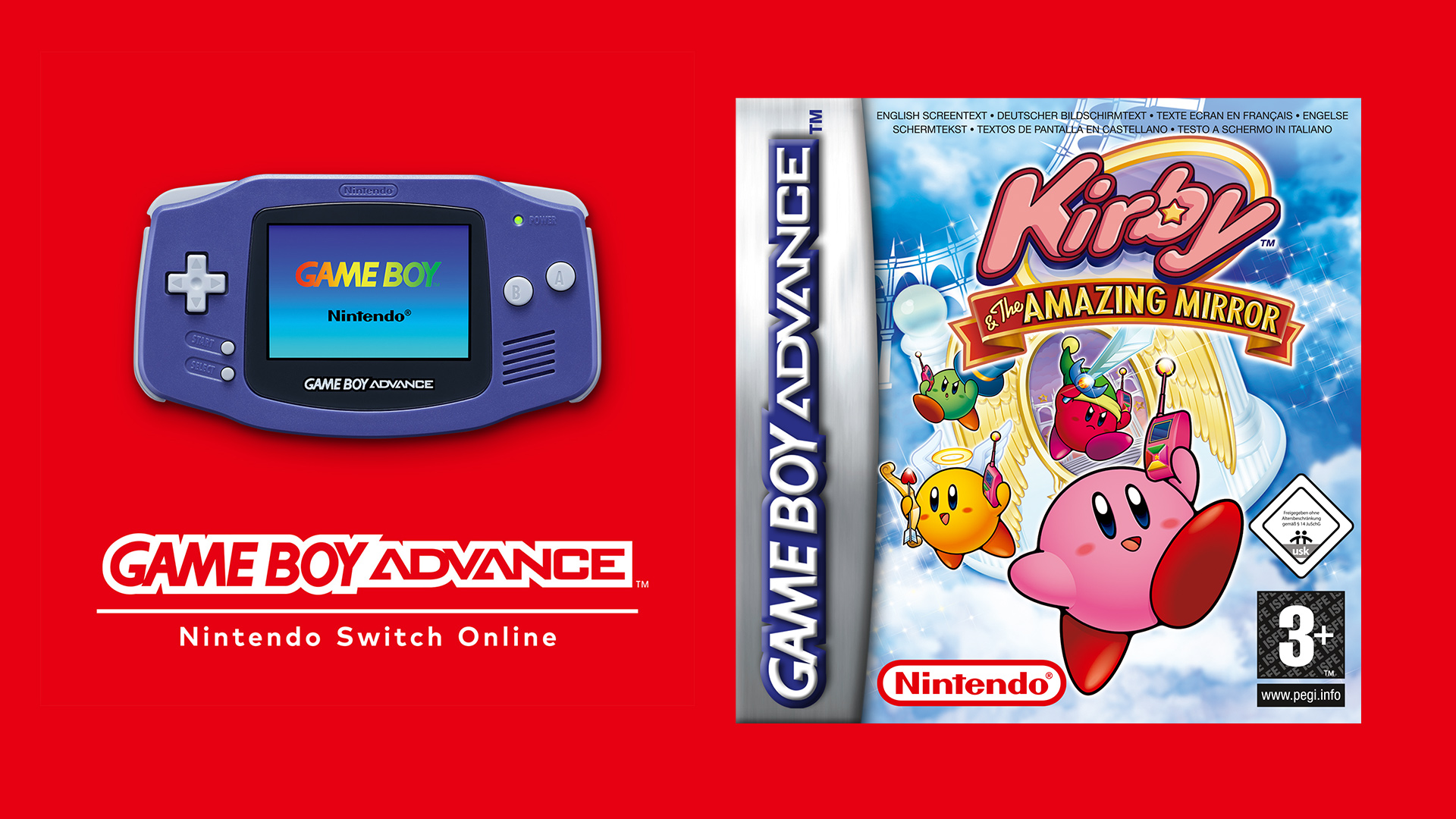 Kirby & The Amazing Mirror – Game Boy Advance – Nintendo Switch Online +  Expansion Pack 