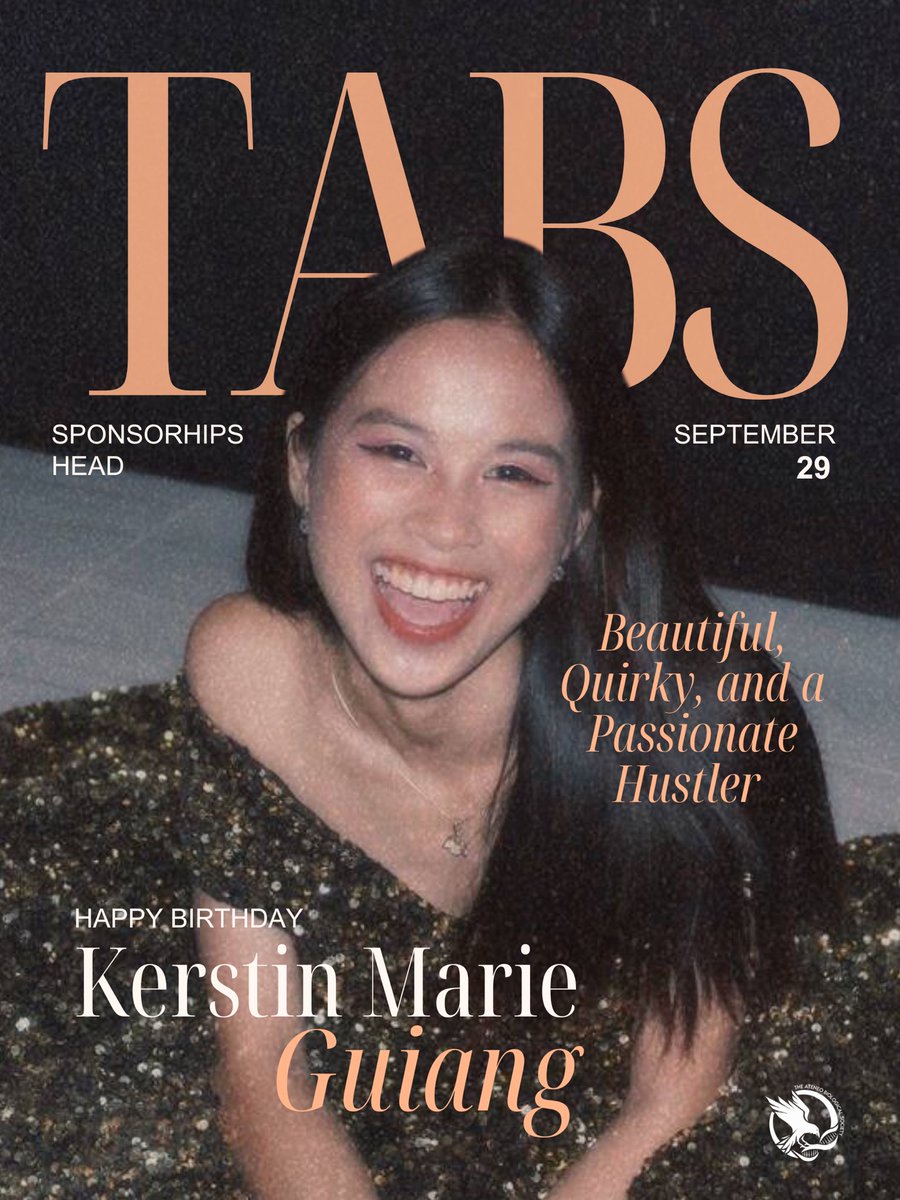 Ateneo_tabs's tweet photo. 𝐈𝐭'𝐬 𝐊𝐫𝐞𝐲 𝐃𝐚𝐲! 🥳

To our dedicated and fierce Sponsorships Head, TABS wishes you a happy birthday! Your Ateneo Bio family is beyond proud and grateful for your existence. 

Here's to celebrating more years of living! 💚 https://t.co/tmaR5wA9Yn
