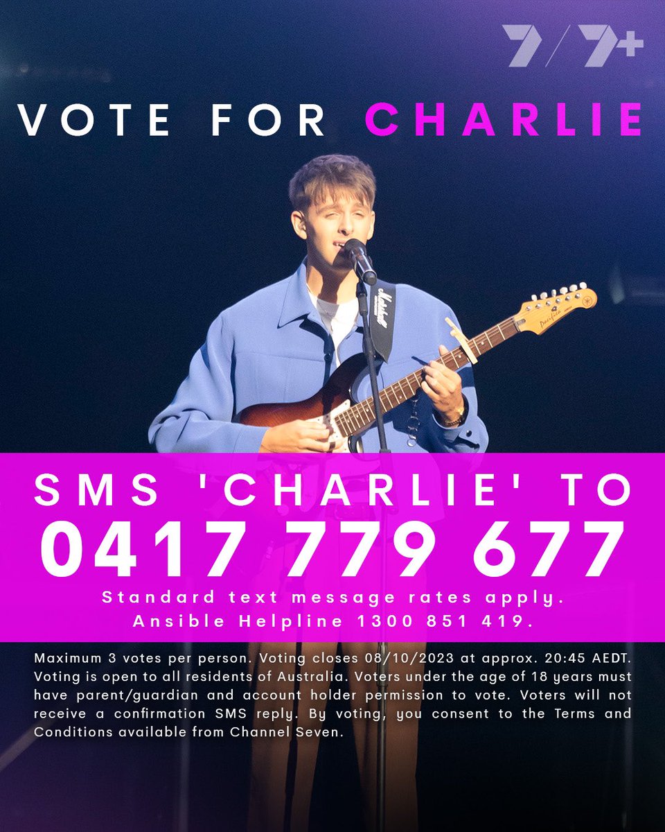 VOTE FOR TEAM GUY CHARLIE PITTMAN
