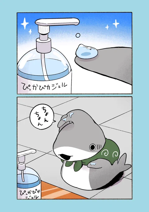 子ザメとピカピカ 