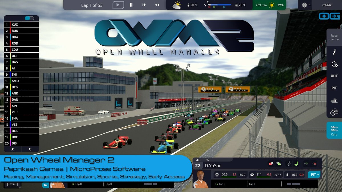 OverageGmngCom's tweet photo. OG plays Open Wheel Manager 2!
https://t.co/1GKejiSQep
Like & Sub!
@OpenWheelManage
@micro_prose
#openwheelmanager2 #racing #race #formula1 #f1manager #IndieGameTrends #IndieWatch #IndieDev #GameDev #IndieGameDev #IndieGame #IndieGames #Gameplay #letsplay #gaming https://t.co/OM7ODdqiWd