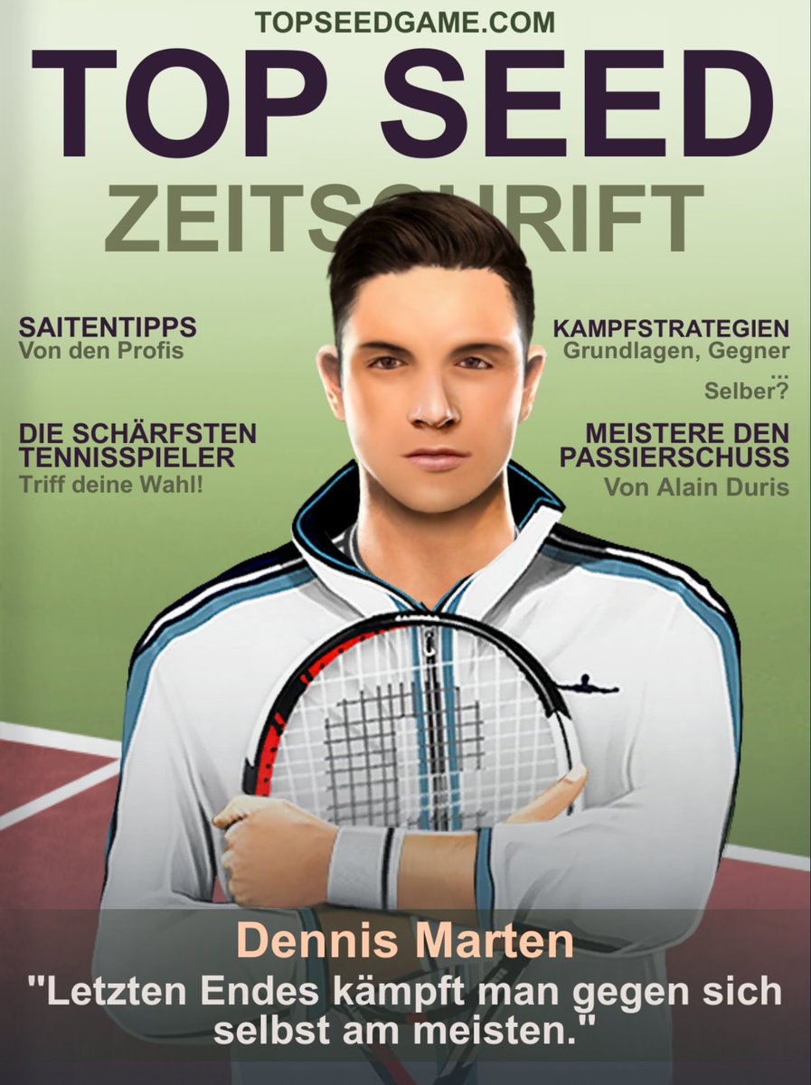 Lade TOP SEED – Tennis Manager herunter, das #1 Tennisspiel weltweit!
Es ist KOSTENLOS!
goo.gl/t3EhRm