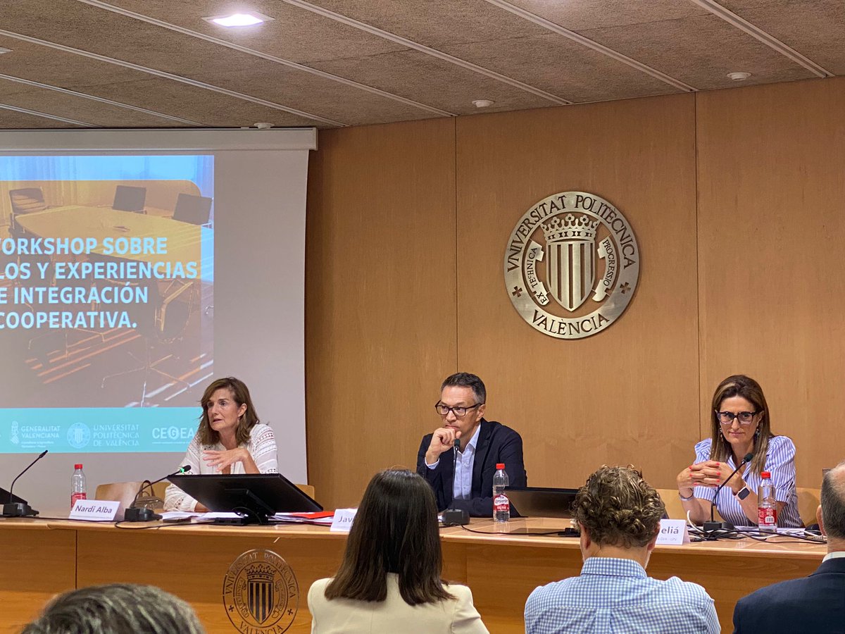Hoy acogemos en la <a href="/adeupv/">ADE UPV</a> de la  <a href="/UPV/">Universitat Politècnica de València</a> el II Workshop sobre Modelos y Experiencias de Integración Cooperativa, organizado por CATIECA. Punto de encuentro entre el sector cooperativo y la universidad. Nardi Alba de <a href="/concoval/">Concoval</a> interviene ahora en la apertura