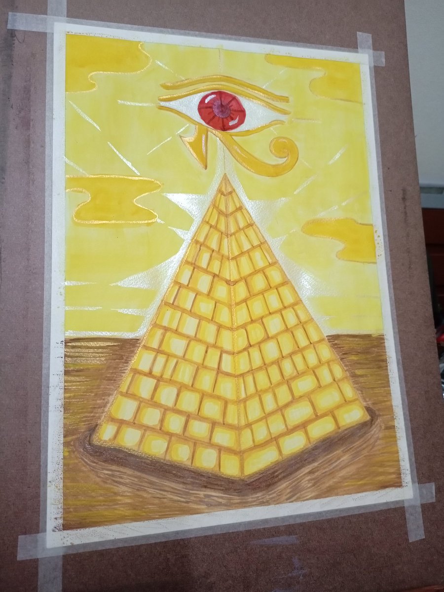 Libearal_aqu's tweet image. งานนี้ต้องมองด้านข้างถึงจะสวยครับ เพราะมันวิบวับ แสบตา ✨✨✨😎 #designpriciple #colorandvalue #traditionalart