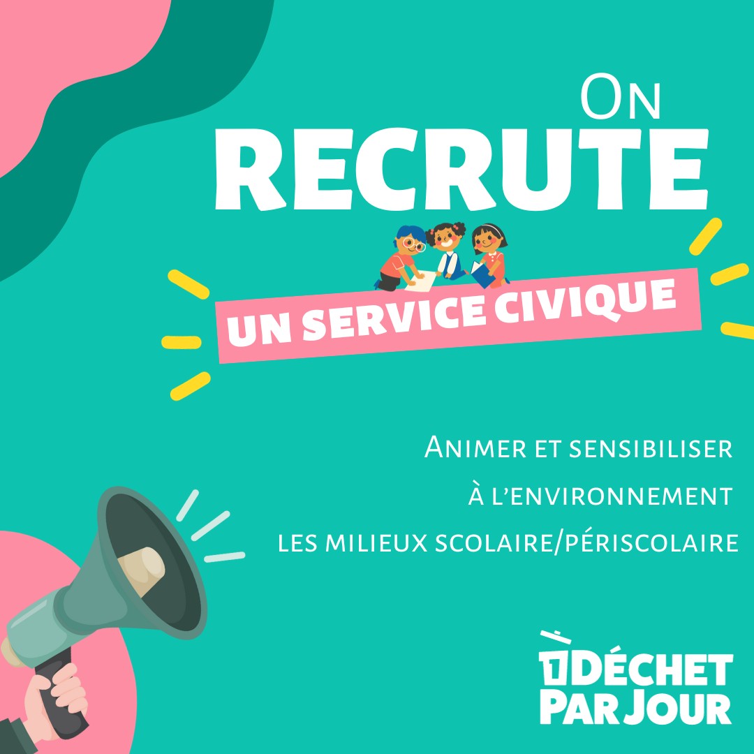 📢 Recherche de volontaires en service civique à Marseille ! Tu peux nous envoyer ta candidature ici swll.to/yxAsLj #recrutement #environnement #servicecivique #1dechetparjour #candidature #Marseille #volontaire #sensibilisation #scolaire #animation #rejoinsnous #1dpj