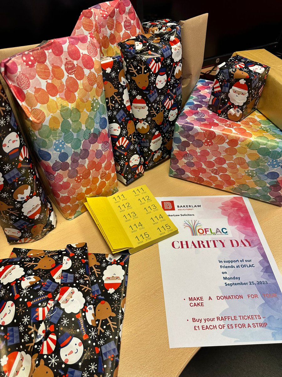 BakerLawLLP's tweet photo. We held a very successful fundraising day for our charity of the year, OFLAC. With lots of delicious cakes for sale and an exciting surprise raffle, we raised over £250! Special thank you to Ciara who joined us for work experience.   

https://t.co/TTZlM6Me7J https://t.co/6ANCSYKMp1