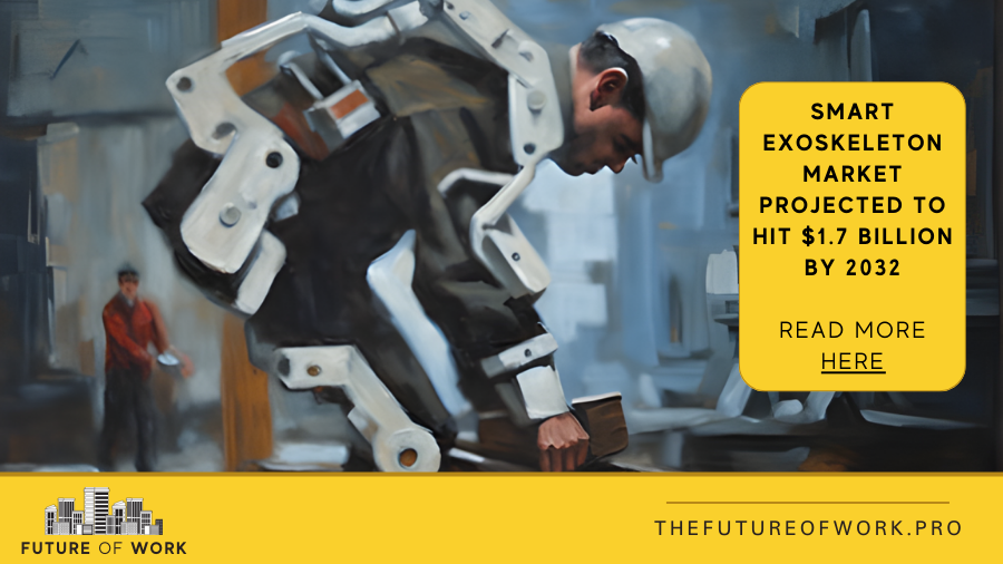 Smart Exoskeleton Market Projected to Hit $1.7 Billion by 2032 thefutureofwork.pro/smart-exoskele… #futureofwork #remotework #workfromanywhere #flexiblework #AIatWork #modernwork #exoskeleton <a href="/allied_market/">Allied Market Research</a>