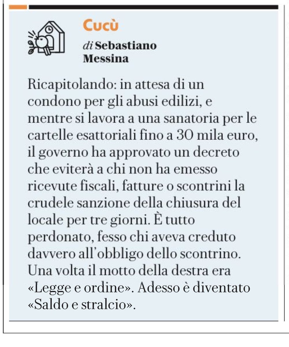 sebmes's tweet photo. Il nuovo motto della destra. https://t.co/BYti0WhaKp