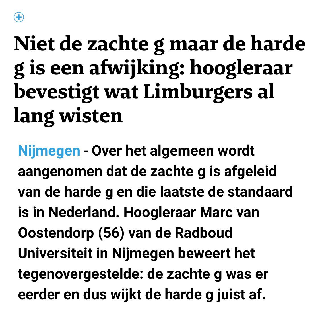 Zo, dan is dat misverstand ook weer uit de wereld…..😂 #MagnifiekZL
©️ #delimburger