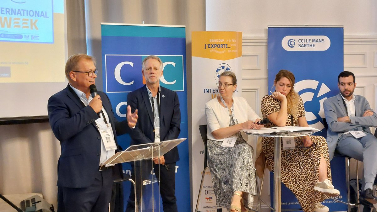cci72's tweet photo. 🌍INTERNATIONAL WEEK, l'événement incontournable de l’international, c'est aujourd'hui à la @cci72  !
Une matinée dédiée au développement #international sous la forme de tables-rondes pour appréhender de nouveaux marchés et booster la croissance des entreprises hors #frontières. https://t.co/zXFUjBmBvR