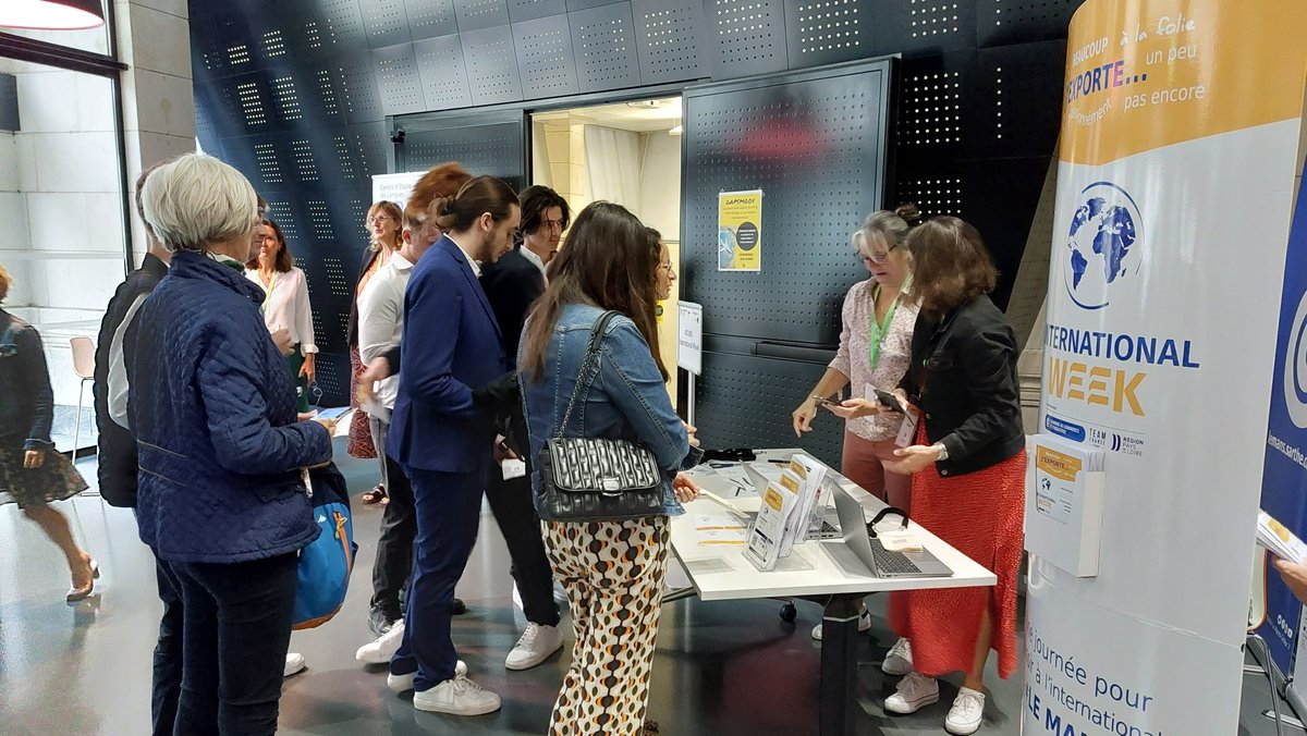 cci72's tweet photo. 🌍INTERNATIONAL WEEK, l'événement incontournable de l’international, c'est aujourd'hui à la @cci72  !
Une matinée dédiée au développement #international sous la forme de tables-rondes pour appréhender de nouveaux marchés et booster la croissance des entreprises hors #frontières. https://t.co/zXFUjBmBvR