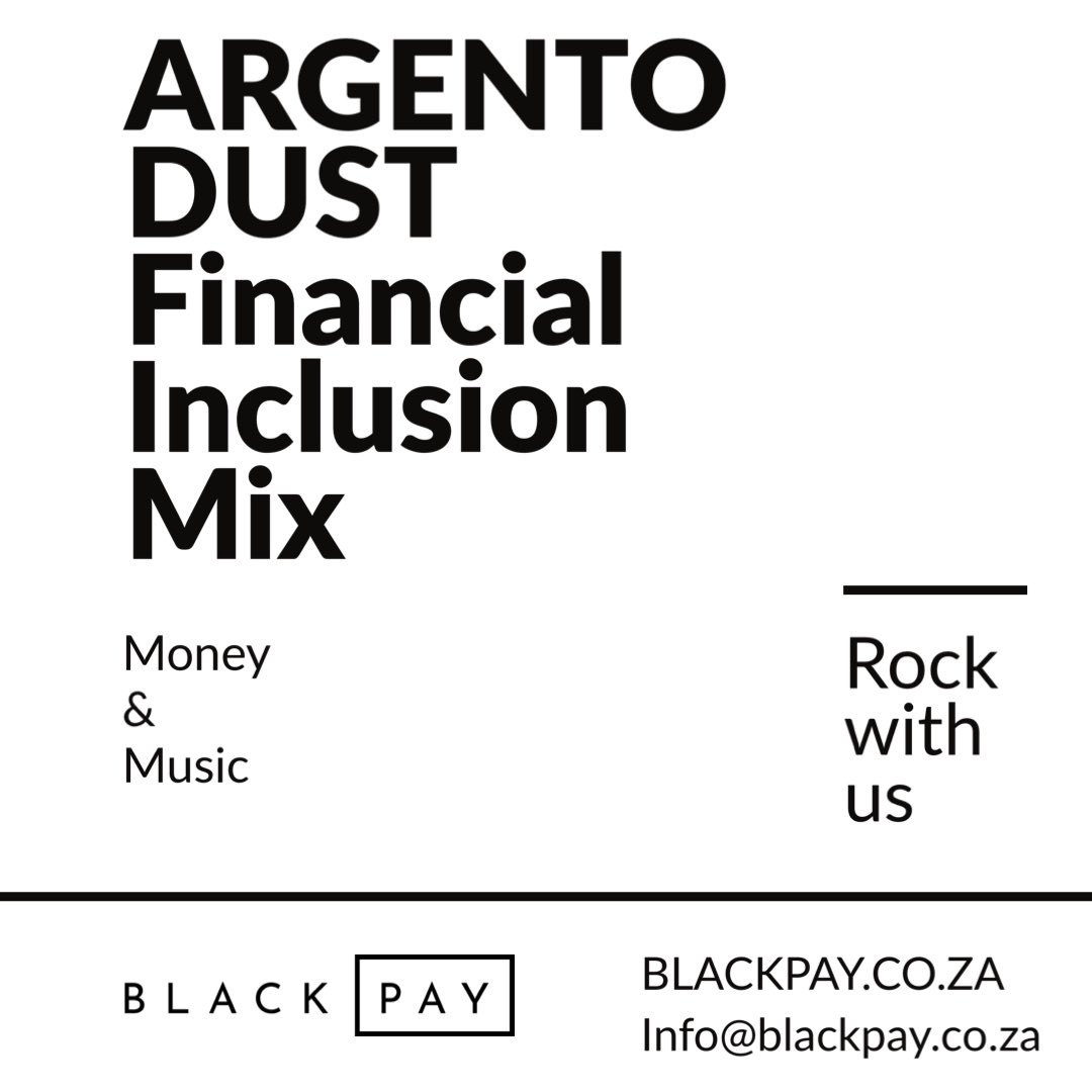 BlackPaySA's tweet photo. Groove to financial wisdom with Argento Dust! Get ready for the Financial Inclusion Music Mix - a unique fusion of beats and finance! 

Join us on YouTube @BlackPayChannel next week, October 1st, 2023. Let the music guide you to a money-savvy future! #ArgentoDustMix #BlackPay https://t.co/9DE9lisVs4