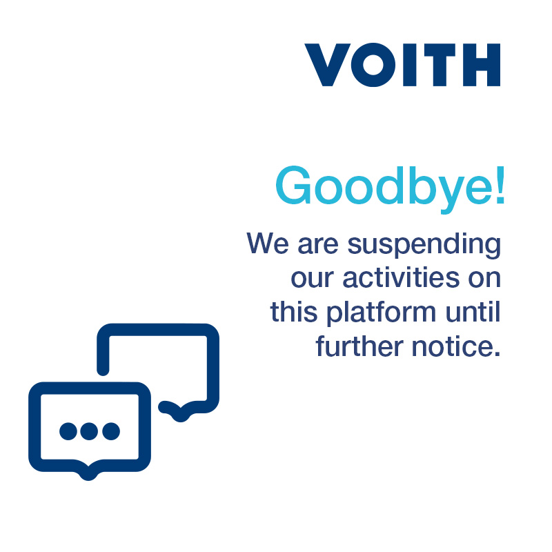 Voith Press Office tweet media