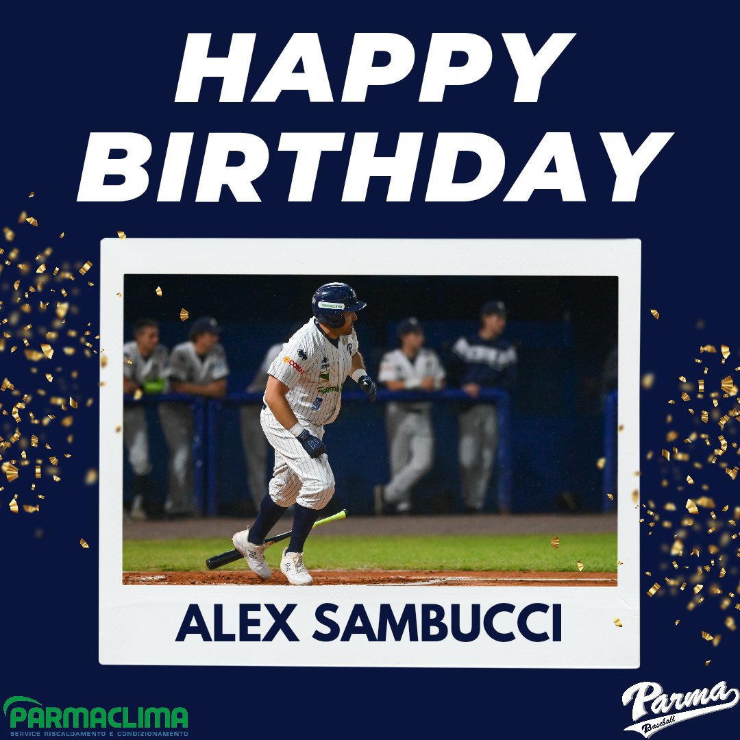 Tantissimi auguri di buon compleanno Samba!!!🎂🍾🔥

#fòrsapärma #LastelladiParma⚾️💛💙 #ParmaBaseball #happybirthday