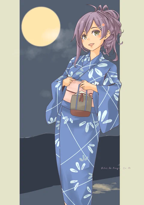 中秋の名月、萩の月。#艦これ 