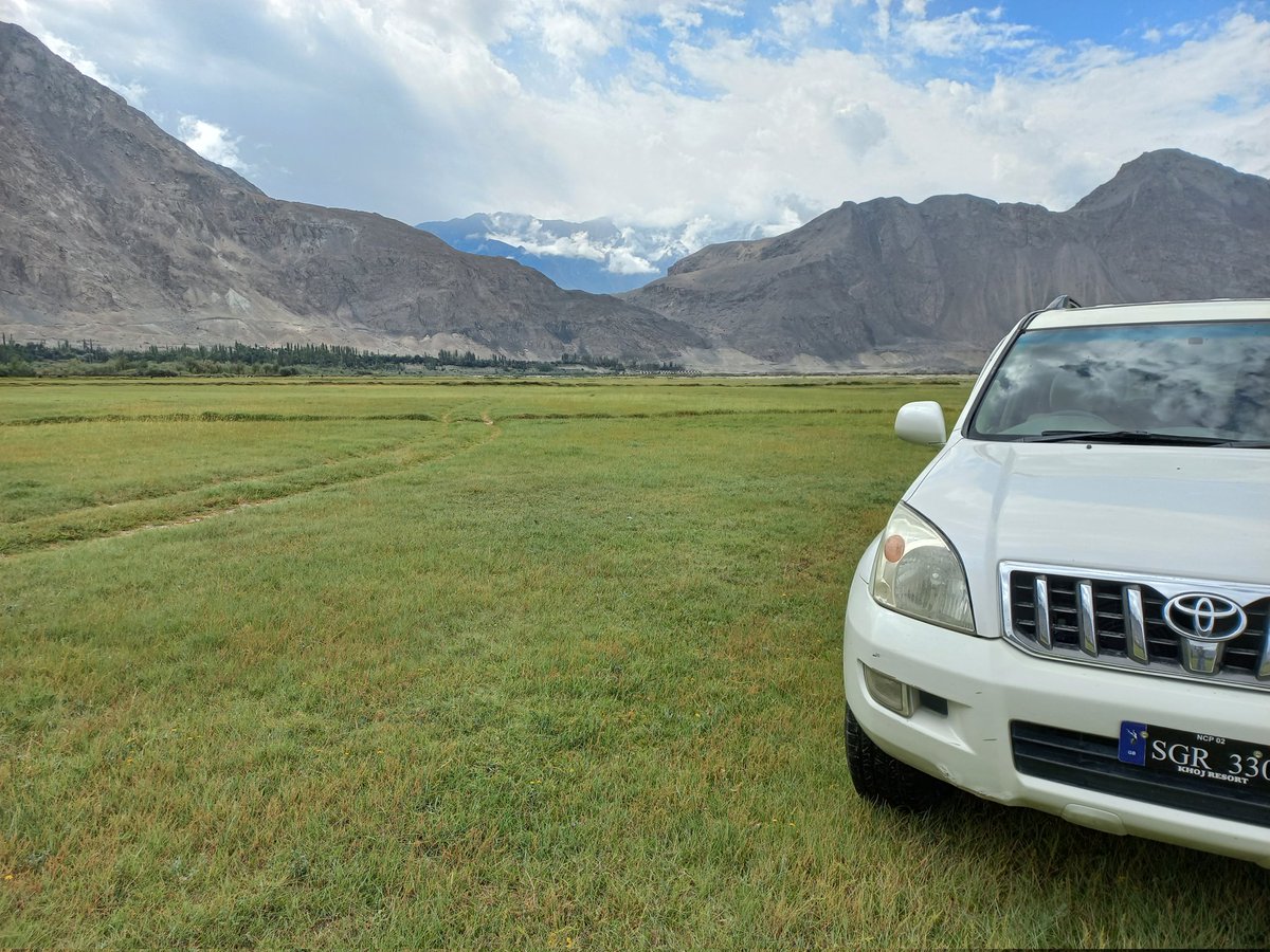 Shigar: Gilgit Baltistan, Pakistan 🇵🇰 Experience live off-roading in green meadows #Pakistan #nature #travel #tourism