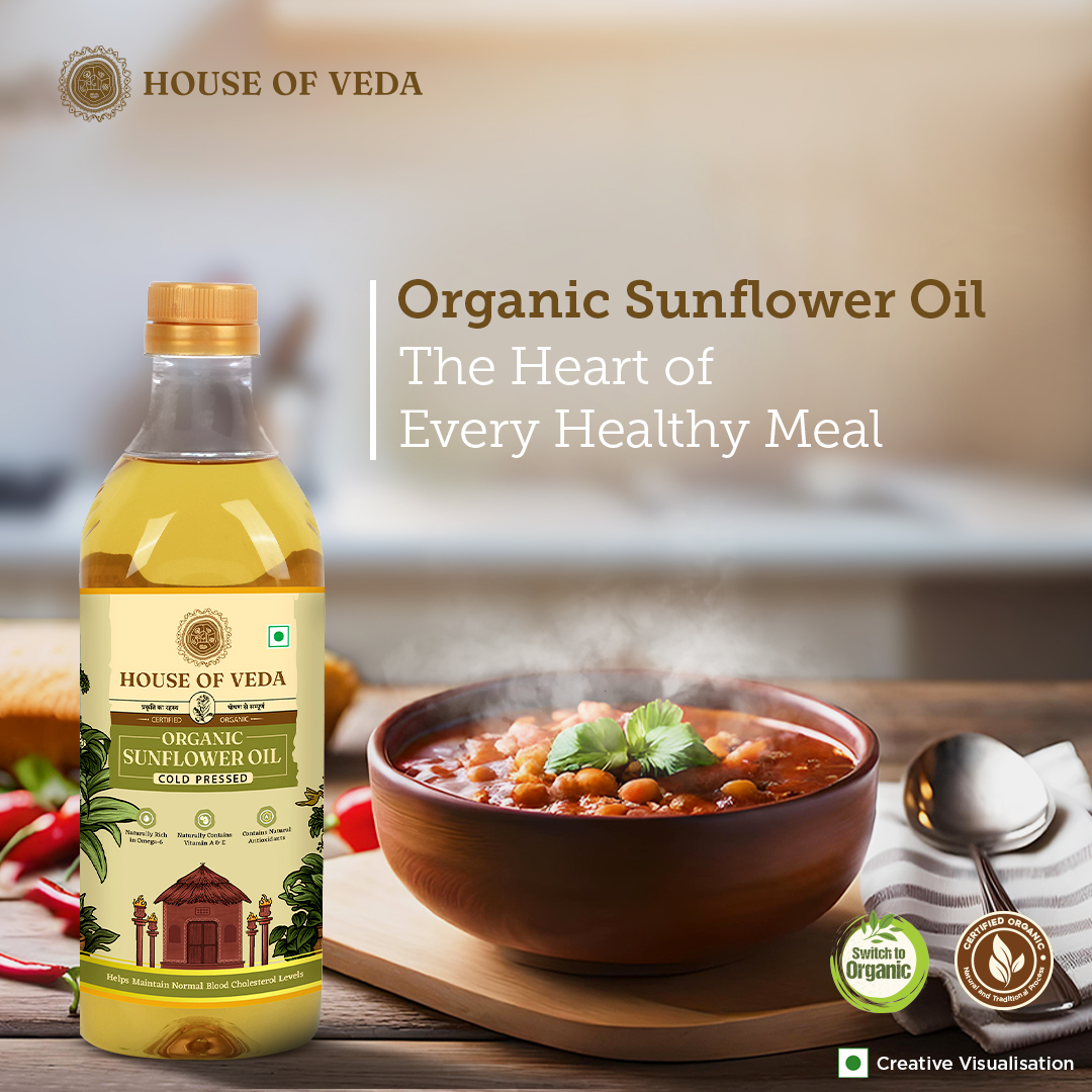 A Golden path to Healthier Living, brighten your day with our Organic Sunflower Oil.

#OrganicSunflowerOil #OrganicOil #HealthyLiving #HealthyLifestyle #HealthyOils #GoOrganic #SwitchToOrganic #HealthyHabits #CookingOil #Oil #SunFlower #Healthy #SunFlowerSeed #HouseOfVeda