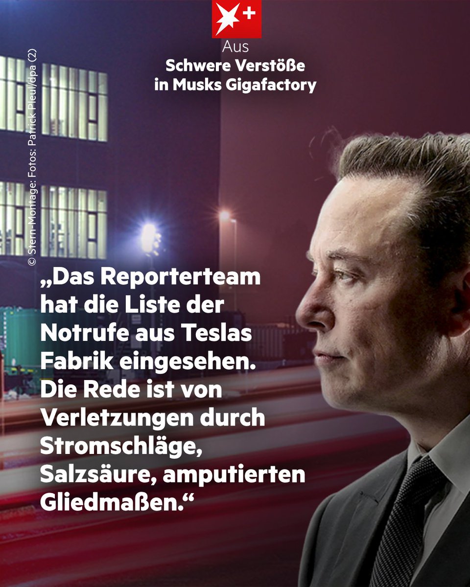 Der Autobauer Tesla in Deutschland galt als Erfolgsgeschichte. Doch stern-Recherchen zeigen, wie sich die Politik an Elon Musks Firma ausgeliefert hat. Sie nimmt selbst schwere Verstöße gegen Arbeitsschutz- und Umweltauflagen hin. Wie kann das in Deutschland möglich sein? Zur