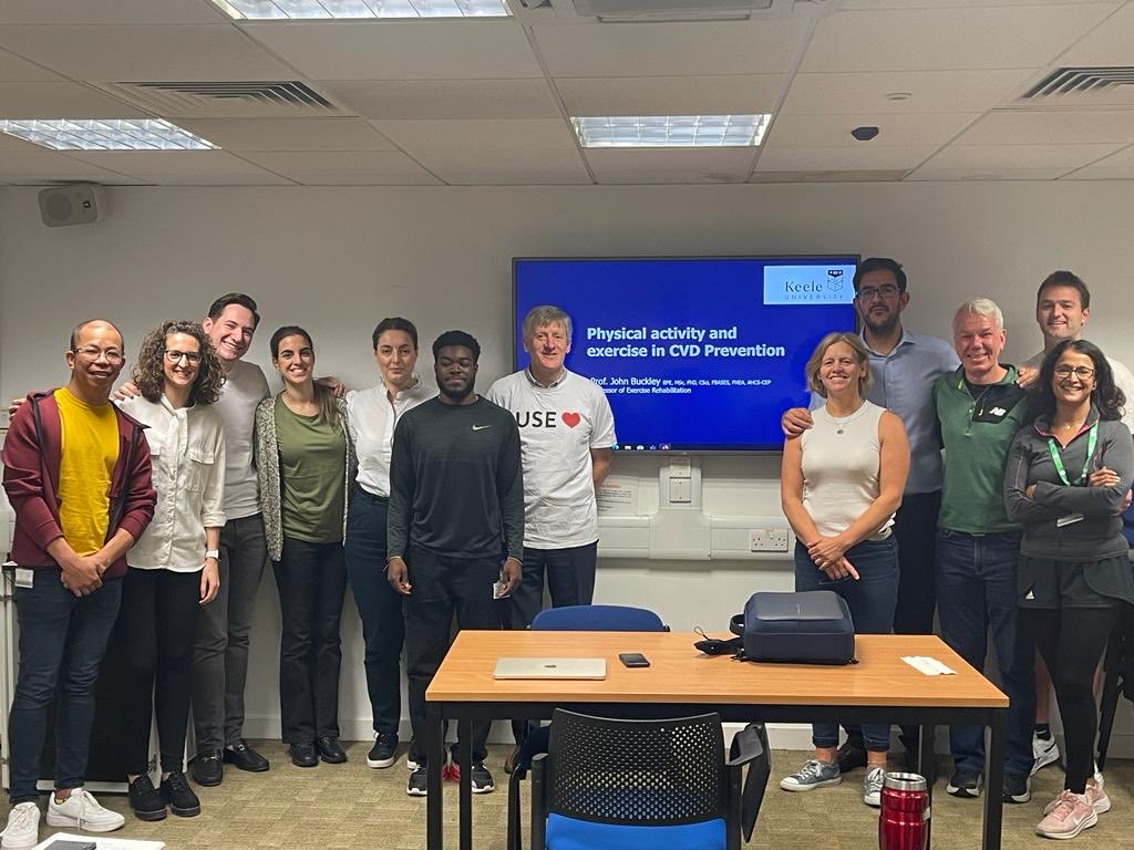 Happy World Heart Day from Prof John Buckley @ICCPR_GlobalCR @KeeleUniversity Prof Michael Papapdakis @MichaelPapadak2 and Sports Cardiology Masters students @StGeorgesUni