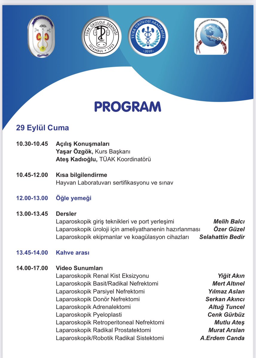 ProfMuratArslan's tweet photo. This is the world #record 61st Advanced Laparoscopic #Urology #Course We continue to share our knowledge and experience with colleagues all over the world!
61. Kurs bir dünya rekorudur! Laparoskopi öğretmeye devam ediyoruz #laparoscopy @Medtronic @medtroniceu @turkurolap @Uroturk https://t.co/H4UQDX6m3K