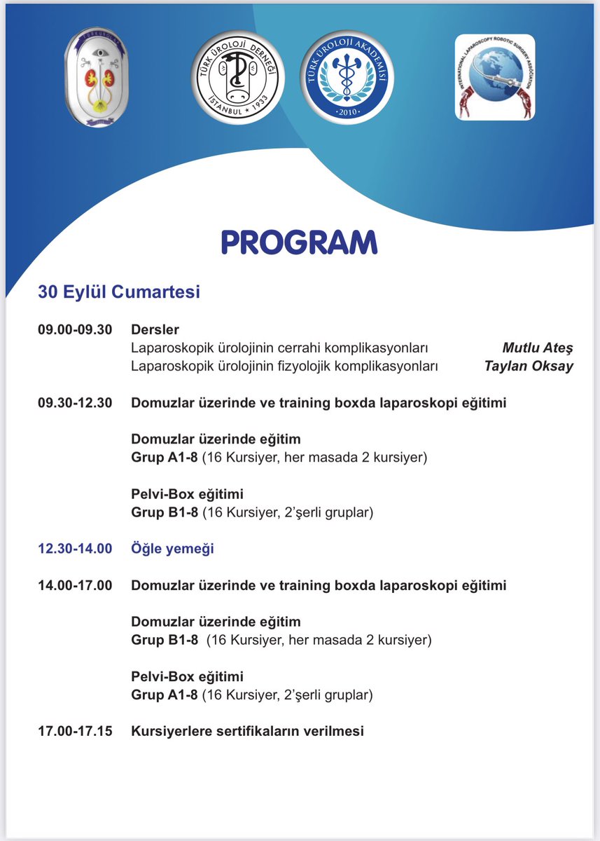Prof.Dr.Murat Arslan (@profmuratarslan) on Twitter photo This is the world #record 61st Advanced Laparoscopic #Urology #Course We continue to share our knowledge and experience with colleagues all over the world!
61. Kurs bir dünya rekorudur! Laparoskopi öğretmeye devam ediyoruz #laparoscopy <a href="/Medtronic/">Medtronic</a> <a href="/medtroniceu/">MedtronicEU</a> <a href="/turkurolap/">TURKUROLAP-ILRSA</a> <a href="/Uroturk/">Türk Üroloji Derneği</a> This is the world #record 61st Advanced Laparoscopic #Urology #Course We continue to share our knowledge and experience with colleagues all over the world!
61. Kurs bir dünya rekorudur! Laparoskopi öğretmeye devam ediyoruz #laparoscopy <a href="/Medtronic/">Medtronic</a> <a href="/medtroniceu/">MedtronicEU</a> <a href="/turkurolap/">TURKUROLAP-ILRSA</a> <a href="/Uroturk/">Türk Üroloji Derneği</a>