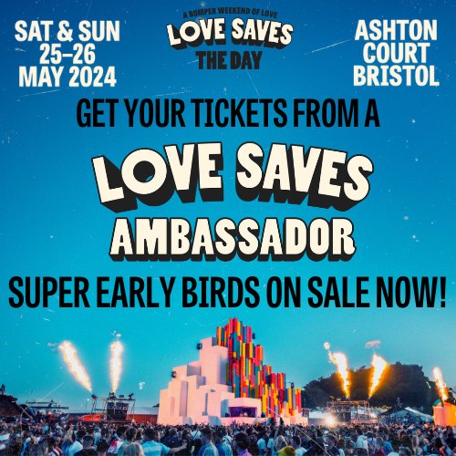 GET YOUR @LSTDBristol TICKETS HERE AT 10AM!! #LSTD #LOVESAVESTHEDAY 

lovesavestheday.seetickets.com/event/love-sav…