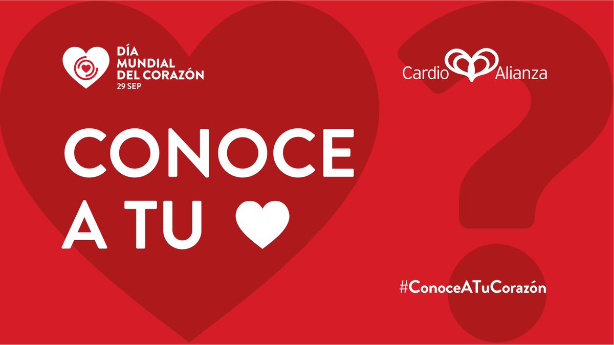 🩷 Hoy es el #DiaMundialDelCorazon y queremos decirte #ConoceATuCorazón porque solo amamos y protegemos lo que conocemos. Ya que, si sabemos más, podemos cuidarnos mejor.

Conoce más sobre la campaña: cardioalianza.org/actividades/di…