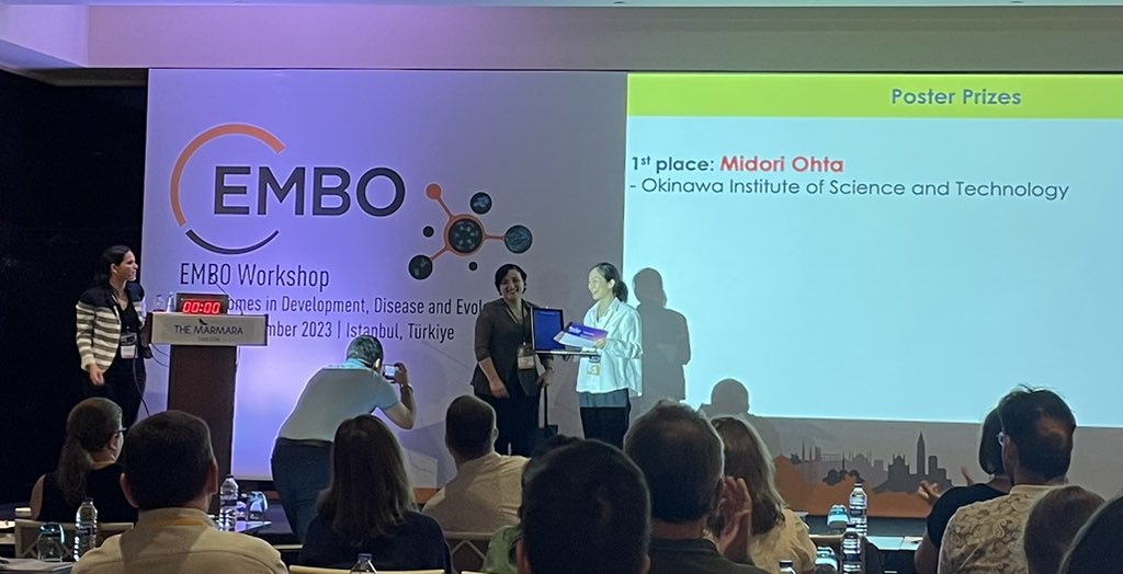 Franz Meitinger (@meitinger) on Twitter photo Congratulations to Midori Ota for winning the first poster prize at the EMBO Centrosomes in Development, Diseases and Evolution meeting in Istanbul. Well deserved! #centrosomes2023 <a href="/Midori_RuruOta/">Midori Ohta</a> <a href="/MeitingerOhta/">MeitingerOhtaLab</a> <a href="/OISTedu/">OIST</a> Congratulations to Midori Ota for winning the first poster prize at the EMBO Centrosomes in Development, Diseases and Evolution meeting in Istanbul. Well deserved! #centrosomes2023 <a href="/Midori_RuruOta/">Midori Ohta</a> <a href="/MeitingerOhta/">MeitingerOhtaLab</a> <a href="/OISTedu/">OIST</a>