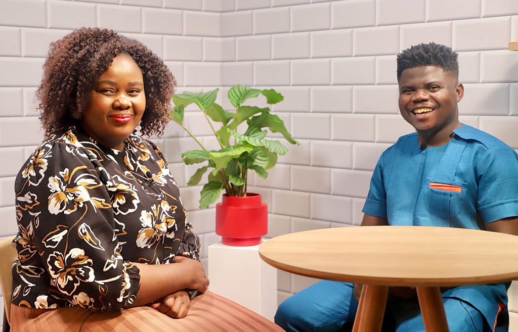 The_DHS's tweet photo. [PHOTOS]: Earlier this morning Minister @mmkubayi spoke to the Ghanaian YouTuber, @wode_maya Maya, on South Africa’s participation at the Berlin Global Dialogue (@BGDialogue). 
#BGD2023 https://t.co/Y0vLDiA6Vk
