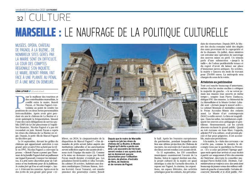 Ensemble, pour les Marseillais ! (@ensembleplm) on Twitter photo Avec <a href="/BenoitPayan/">Benoît Payan</a>, un rideau de fer s'est abattu sur la Culture à #Marseille : Musées fermés, personnels désavoués, expression muselée, collections en danger...Qu'avez vous fait de Marseille capitale européenne de la Culture ? Urgent de nommer Jack Lang au cabinet du Maire. Avec <a href="/BenoitPayan/">Benoît Payan</a>, un rideau de fer s'est abattu sur la Culture à #Marseille : Musées fermés, personnels désavoués, expression muselée, collections en danger...Qu'avez vous fait de Marseille capitale européenne de la Culture ? Urgent de nommer Jack Lang au cabinet du Maire.