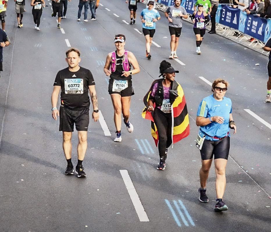 Julie (@jbataringaya) on Twitter photo 🖤💛❤️🇺🇬End of Tweet!
#ImpossibleIsNothing
#RunForJoy
#BerlinMarathon2023
<a href="/aishasekalala/">Dr. Aisha</a> <a href="/docgeoffa/">Geoffrey Bataringaya</a> <a href="/GraceBZumba/">Grace Bataringaya</a> <a href="/FastnFurious40/">Fast & Furious</a> <a href="/ActivateUgandaL/">Activate Uganda</a> <a href="/teammatooke/">TeamMatooke</a> #TRS <a href="/berlinmarathonE/">BMW BERLIN-MARATHON</a> 🖤💛❤️🇺🇬End of Tweet!
#ImpossibleIsNothing
#RunForJoy
#BerlinMarathon2023
<a href="/aishasekalala/">Dr. Aisha</a> <a href="/docgeoffa/">Geoffrey Bataringaya</a> <a href="/GraceBZumba/">Grace Bataringaya</a> <a href="/FastnFurious40/">Fast & Furious</a> <a href="/ActivateUgandaL/">Activate Uganda</a> <a href="/teammatooke/">TeamMatooke</a> #TRS <a href="/berlinmarathonE/">BMW BERLIN-MARATHON</a>