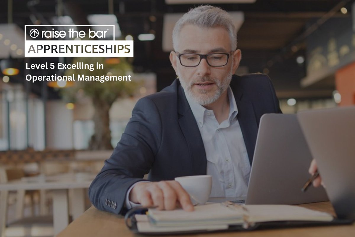 raisethebar_'s tweet image. Our Excelling in Operational Management programme is essential development for those with experience of managing a team or project who aspire to take on a more senior-level role.

Find out more 👉 zurl.co/nf

#OperationalManagement #Apprenticeships #Leadership