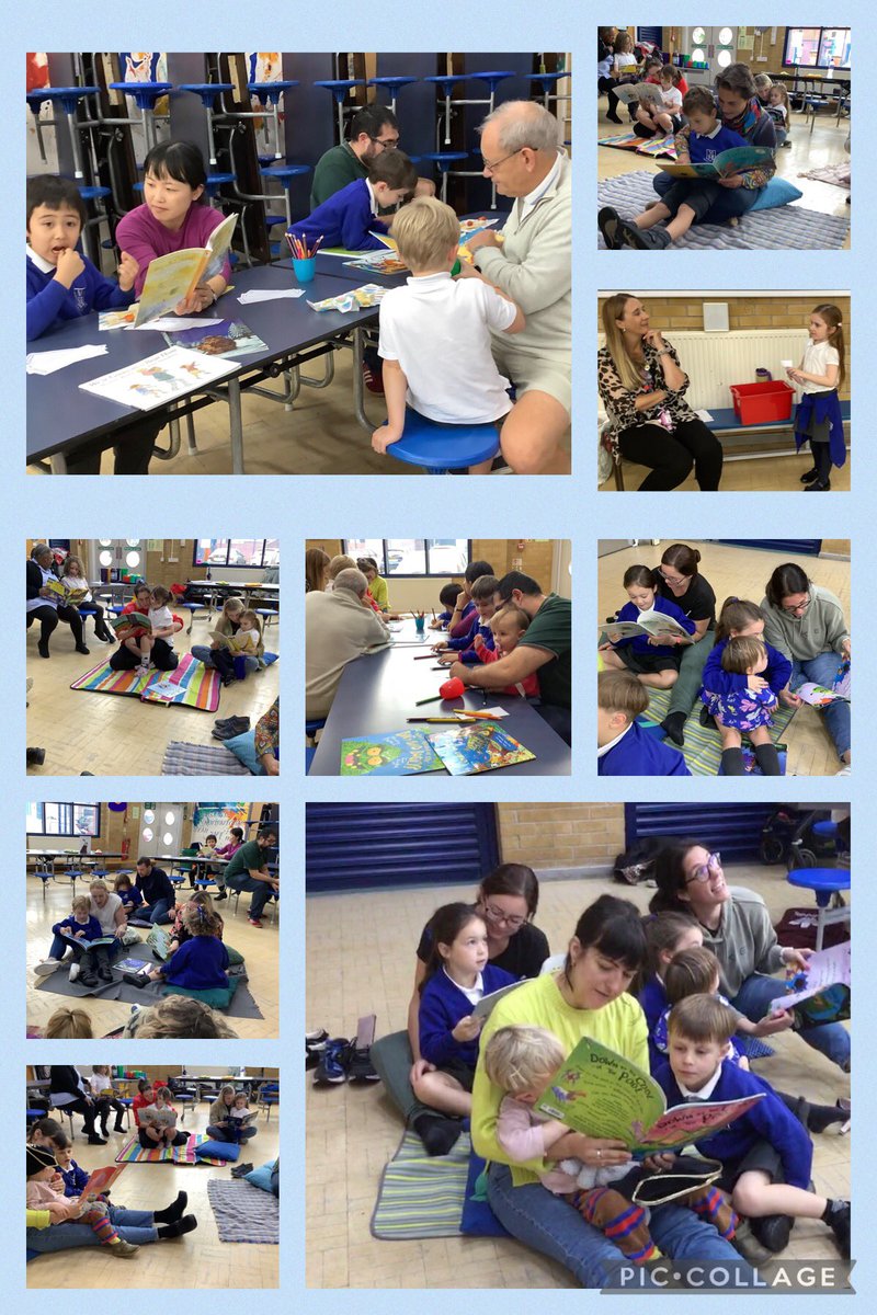 st_michaels_ham's tweet photo. We had a brilliant Family Learning ‘Booknic’. The children loved reading the books together and having the book related snacks. They then designed their own book snacks - my favourites were Ribs for Funny Bones and sticky toffee pudding to accompany Stick man 😂 #SMITHreading https://t.co/ezdcwialNK