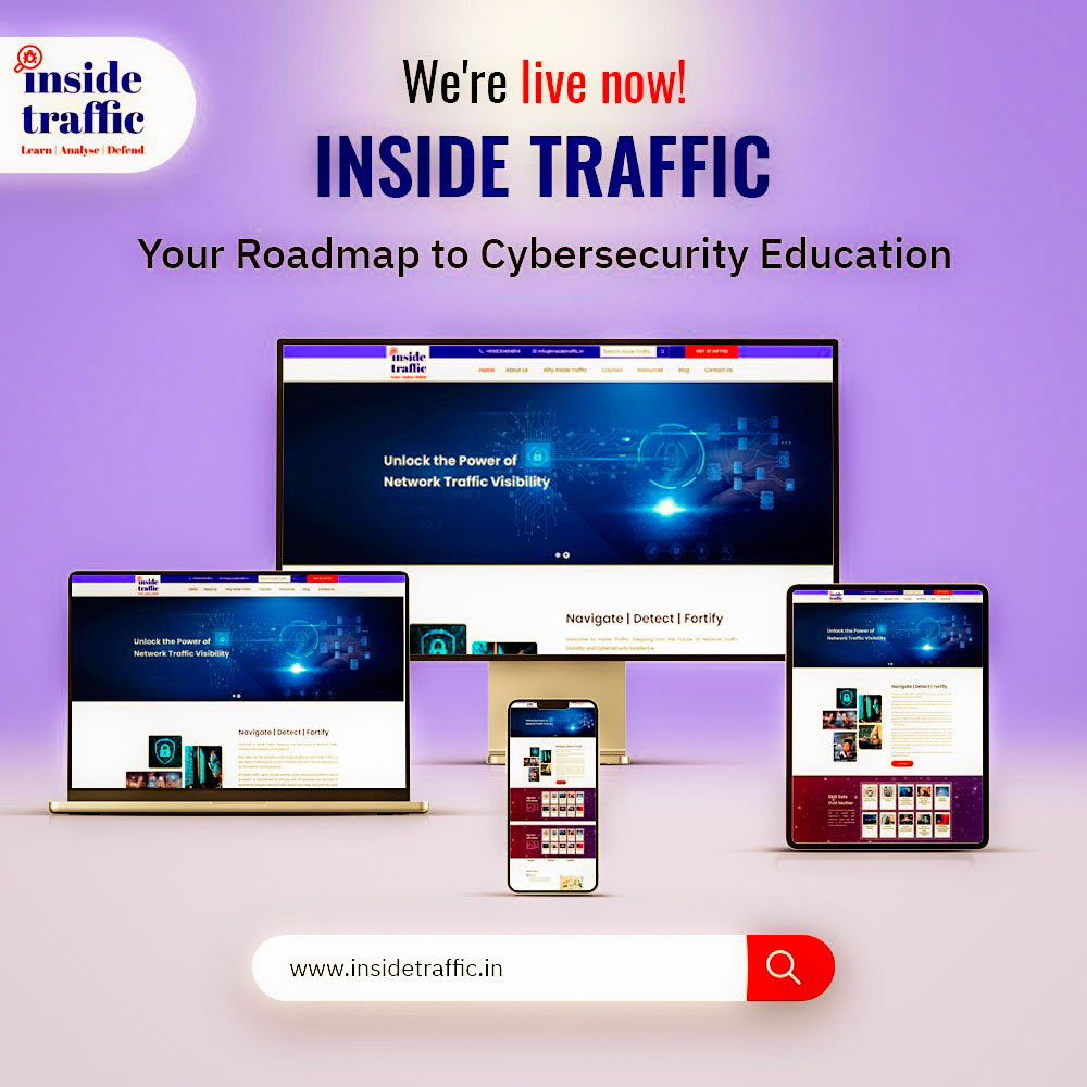 inside_traffic's tweet photo. We are live! Welcome to Inside Traffic – your ultimate resource for Network Traffic Visibility and Cybersecurity. 

Explore the Inside Traffic Website: https://t.co/TK4DuzxAmQ

#InsideTraffic #CyberSecurity #CyberSecurityEducation #NetworkTrafficVisibility https://t.co/ZxqAzk3C6s