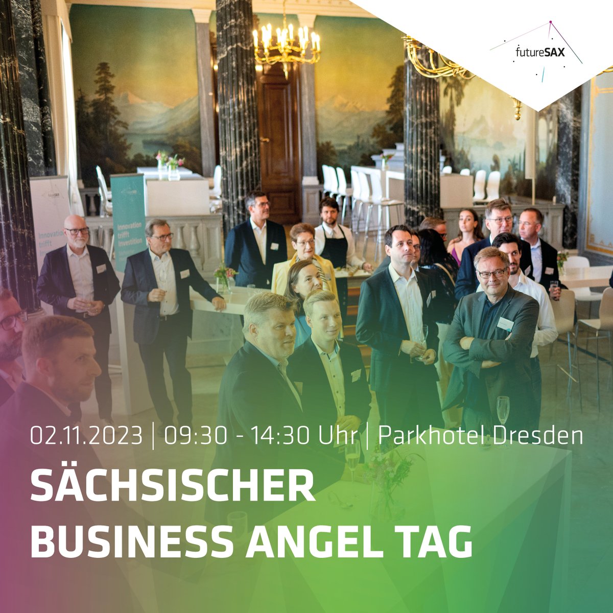 🚀 Entdecken Sie Sachsens Potenziale für Business Angels beim Sächsischen Business Angel Tag! Pitches von neun Investment-Cases, Speed-Dating mit Start-ups und wertvolle Kontakte warten auf Sie. Seien Sie dabei am 2.11. im Parkhotel Dresden. 
futuresax.de/events/veranst…
