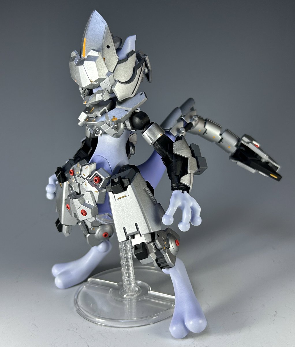 アーマードミュウツー アーマードミュウツー完成しました‼︎ ”ポケプラのミュウツー”と″30MM