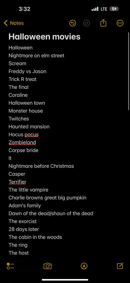 grover_ryan's tweet photo. Any movies I’m missing this spooky season? 💀👻🎃❤️ https://t.co/iNLpEDaTOG